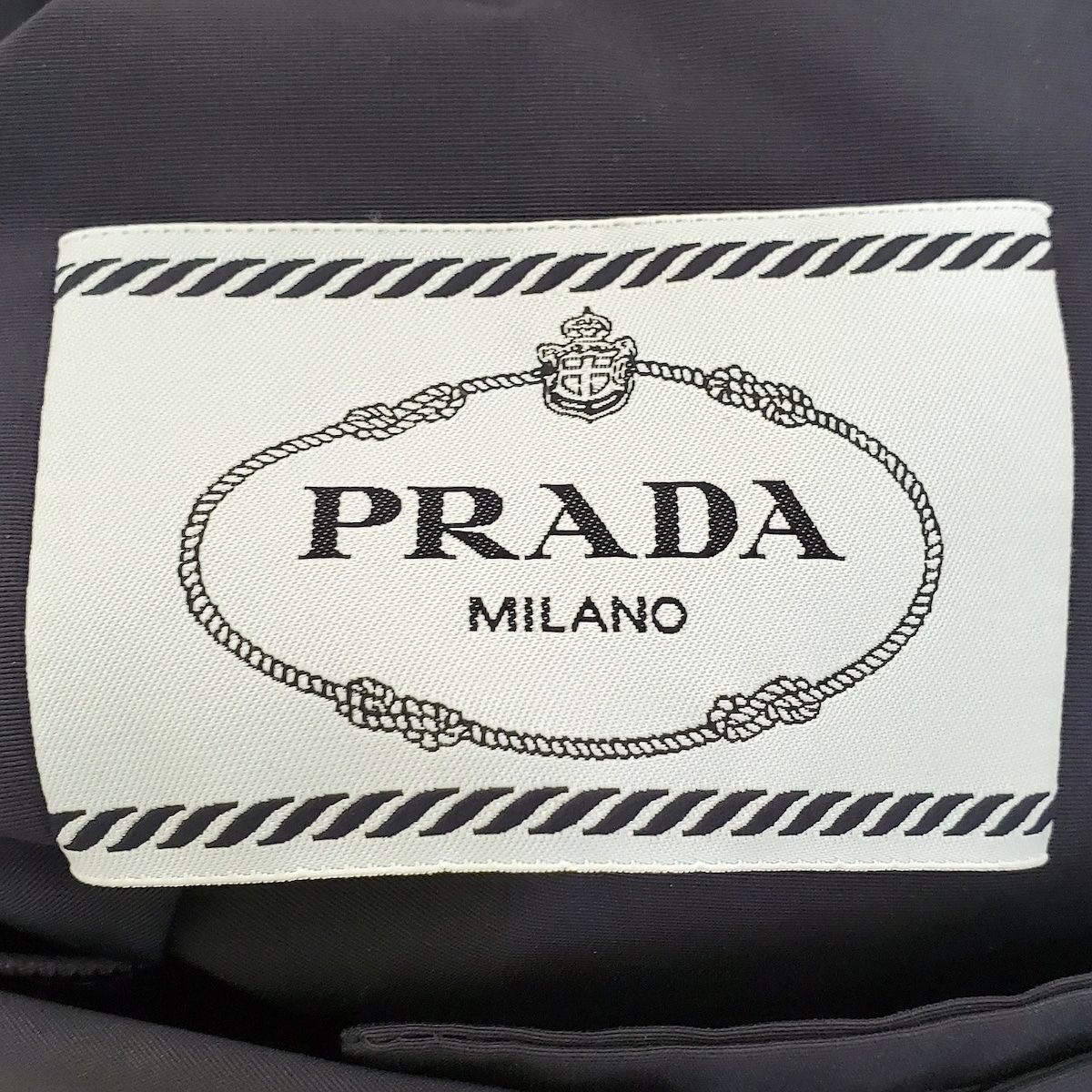 PRADA(プラダ) コート サイズ38 S レディース美品 - ネイビー 七分袖 