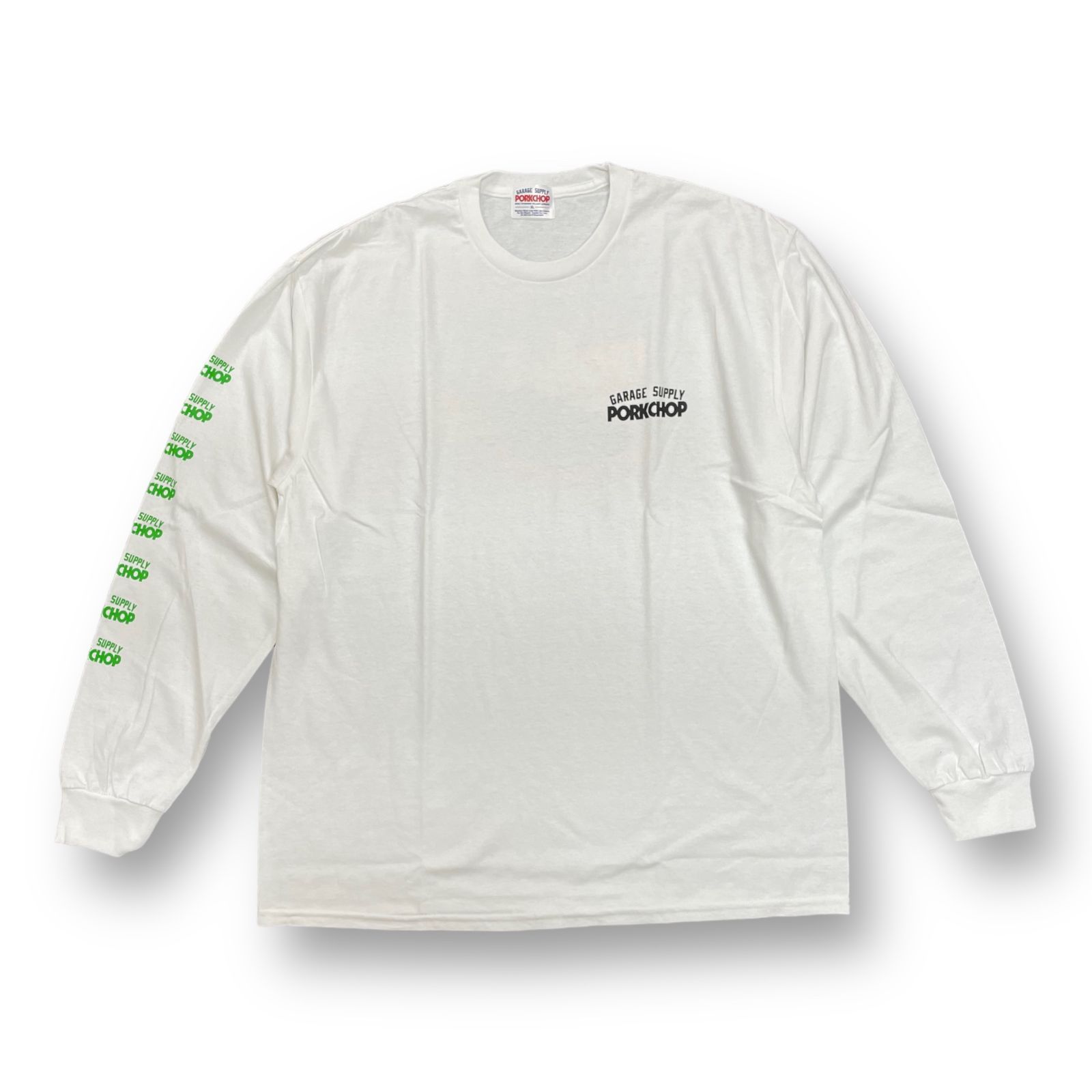 未使用品 PORKCHOP GARAGE SUPPLY CRUSHER L/S TEE L/S プリント