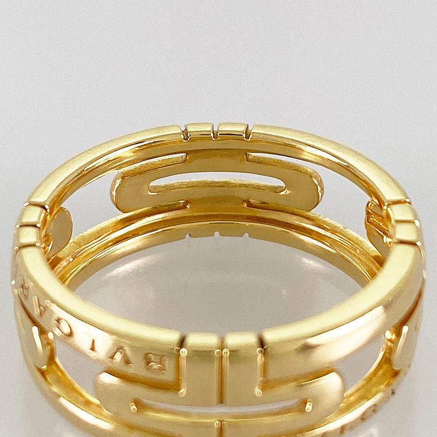 ブルガリ BVLGARI パレンテシ オープンワーク 341910 K18YG 15.5号(55  