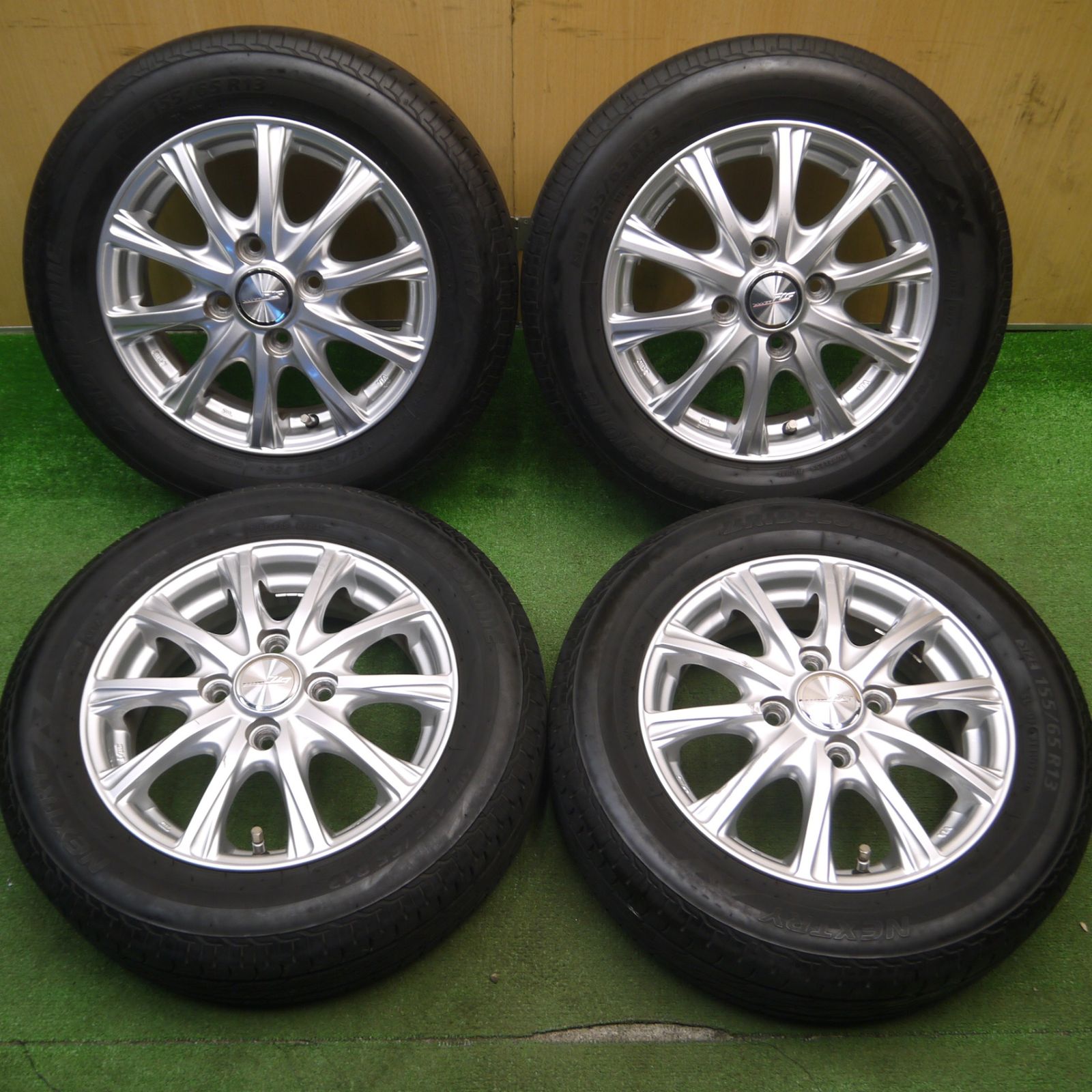 4本価格 22年 155|65R13 ブリヂストン ネクストリー エコピア ILLUGA 13インチ PCD100|4H 5022807Hノ