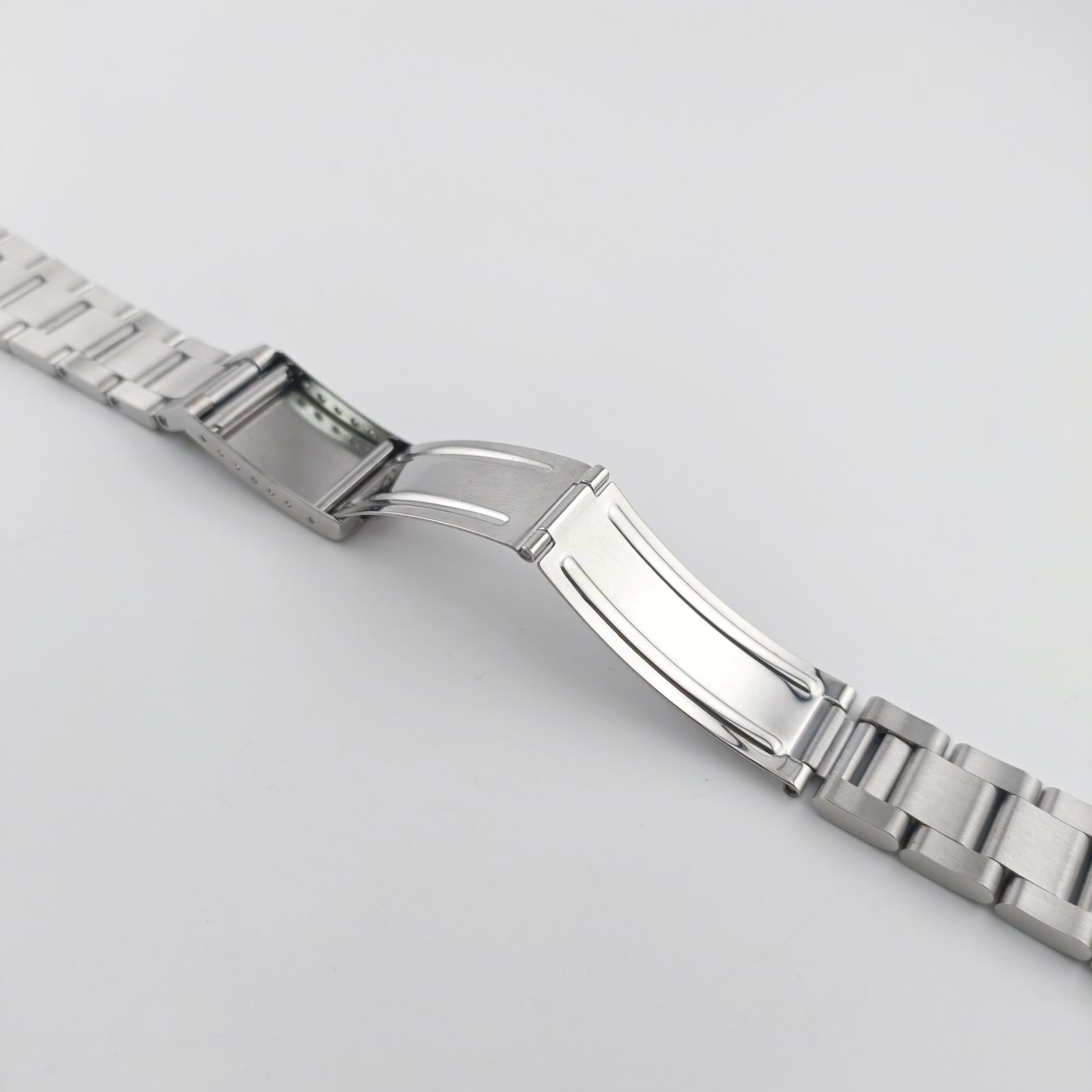 20mm 腕時計 修理交換用 社外品 オイスター ソリッド 無垢