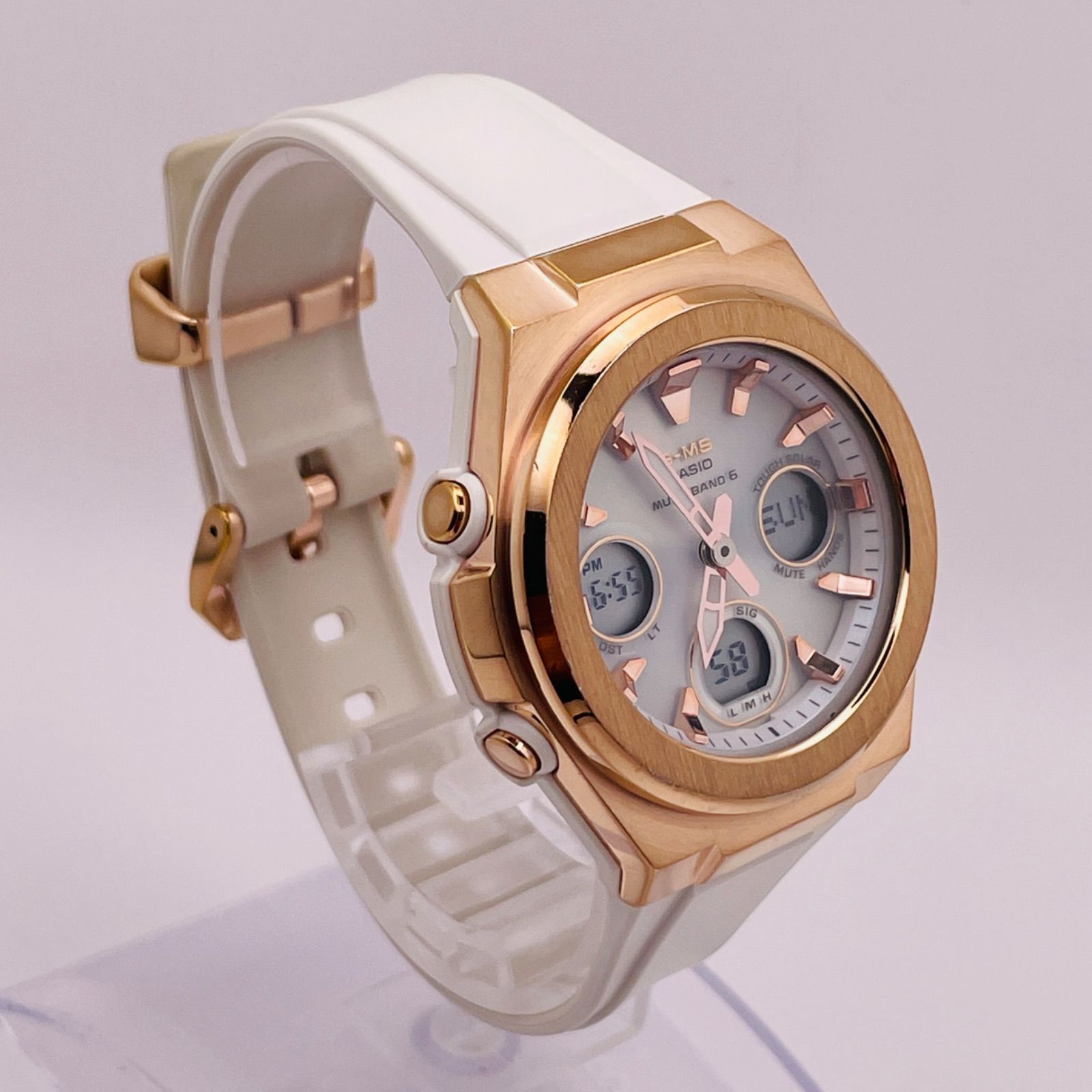 baby-G/ゴールド/デジアナ/電波/ソーラー/MSG-W600G/箱付/美品 MSG-W600G-1AJF | CASIO