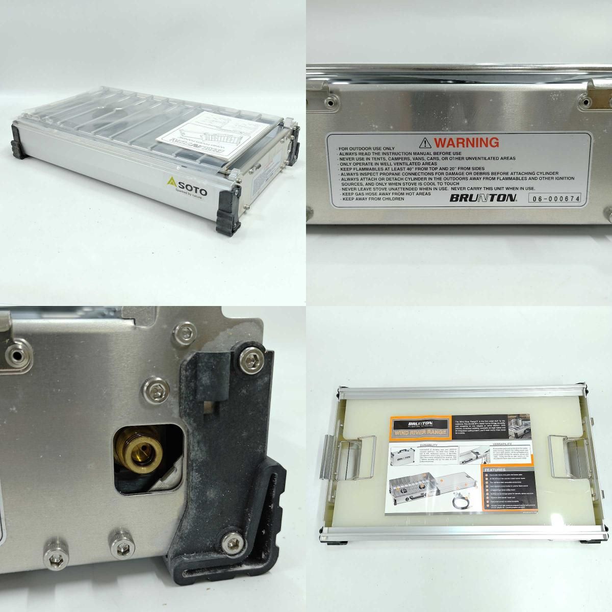 Brunton Wind River Range 2バーナー ストーブ コンロ キャンプ