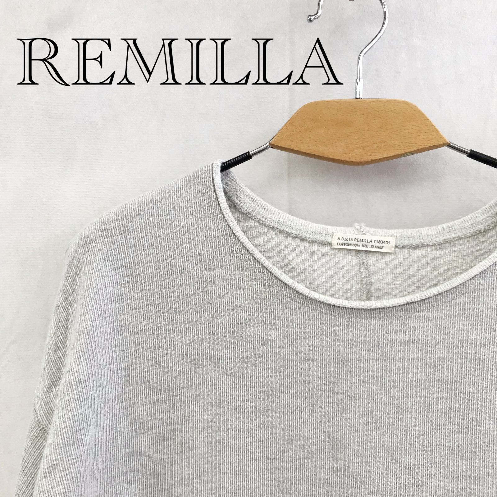 REMILLA レミーラ ワッフル長袖TシャツMサイズ グレー 【公式通販】