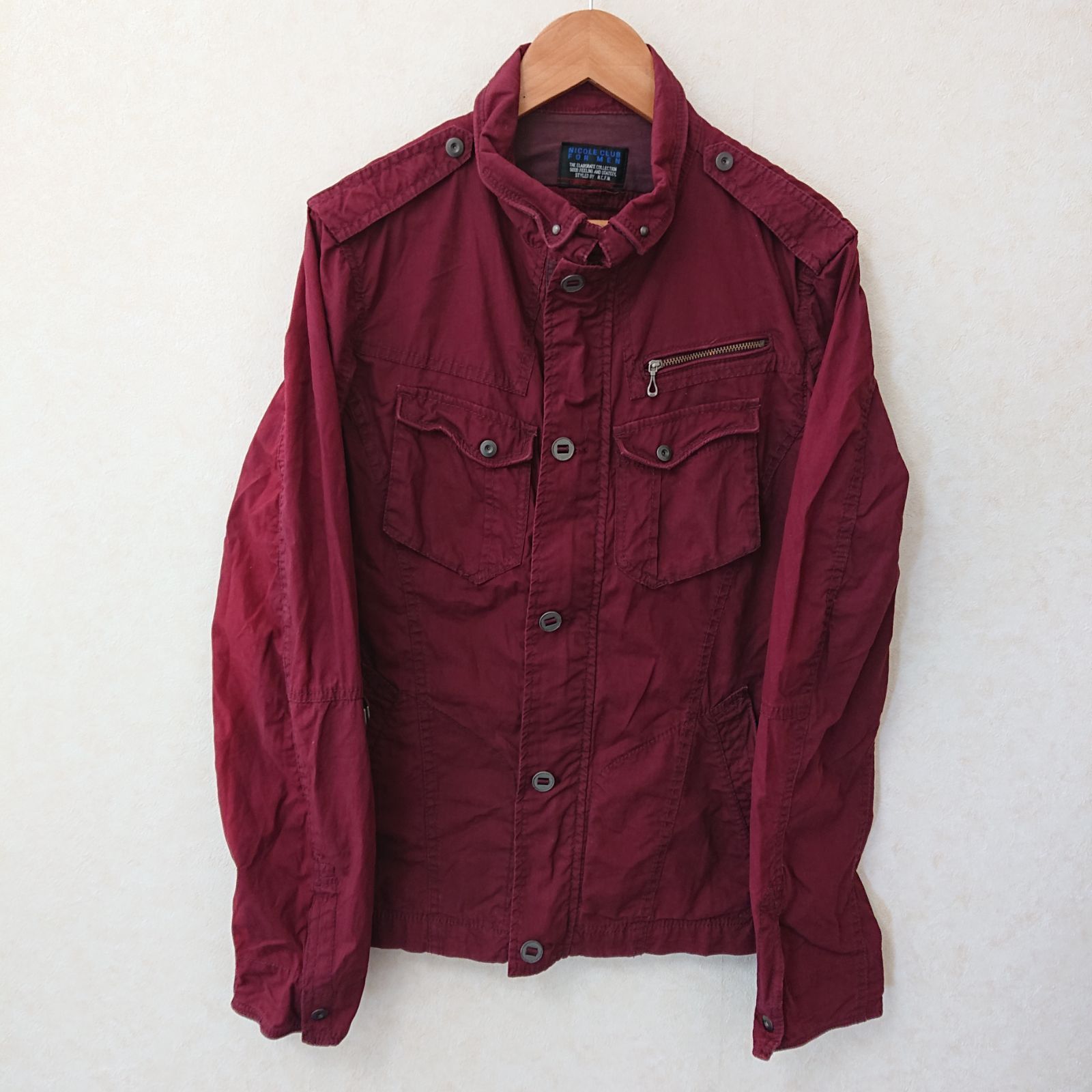 w^)b NICOLE CLUB FOR MEN ニコルクラブフォーメン ブルゾン 