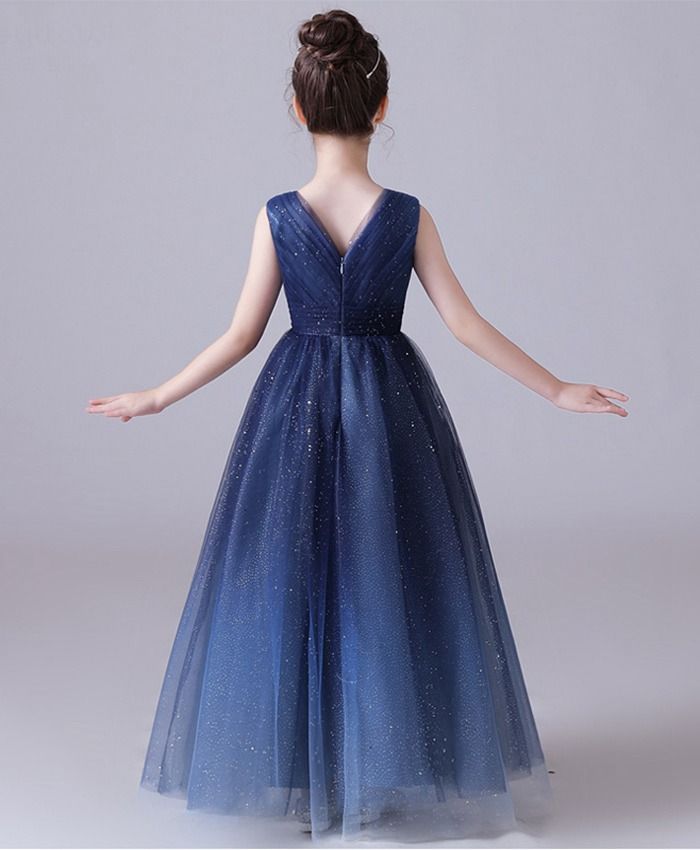 新品 豪華 子供ドレス ピアノ発表会 バイオリン ロング 結婚式 キッズ フォーマルドレス 子どもドレス ジュニアドレス 110 120 130 子供ドレス 豪華 タフタ素材 ロング 子どもドレス 女の子 ステージ衣装