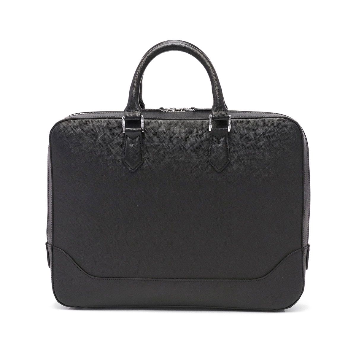 Ballin ブラックレザー ビジネスバッグ （BALLY(バリー) ビジネス 