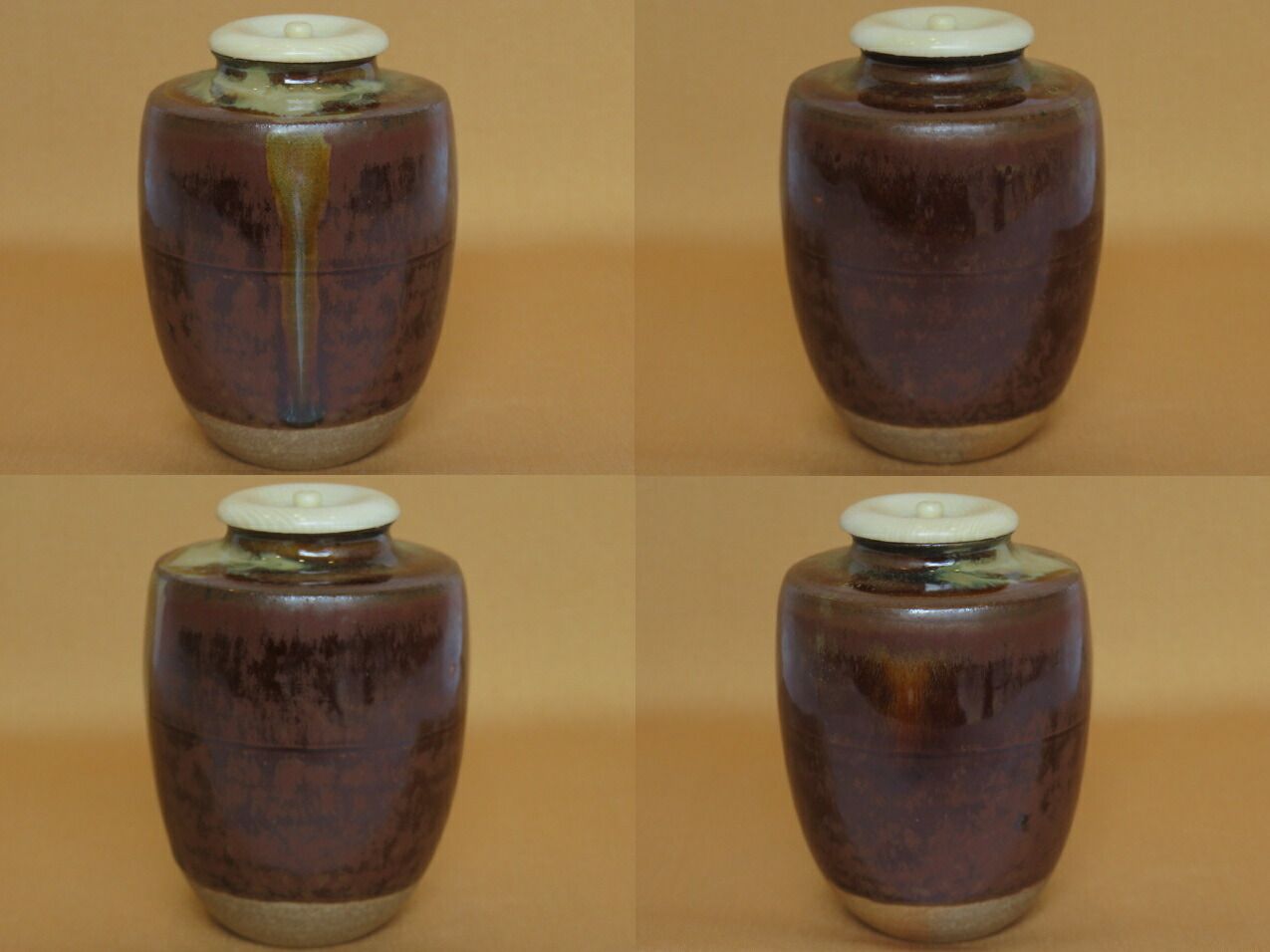 藤崎寿山作 肩衝茶入