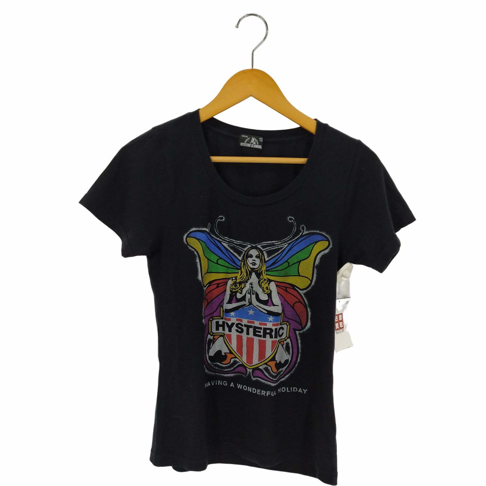 ヒステリックグラマー HYSTERIC GLAMOUR HYS BUTTERFLY Tシャツ レディース FREE