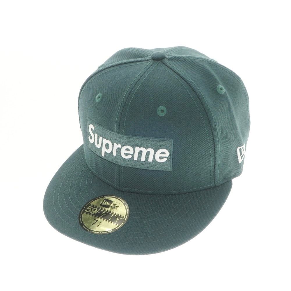 Supreme　2020 ワールドフェイマスボックスロゴ　CAP Supreme World Famous Box Logo New Era Dark Green - FW20 - US