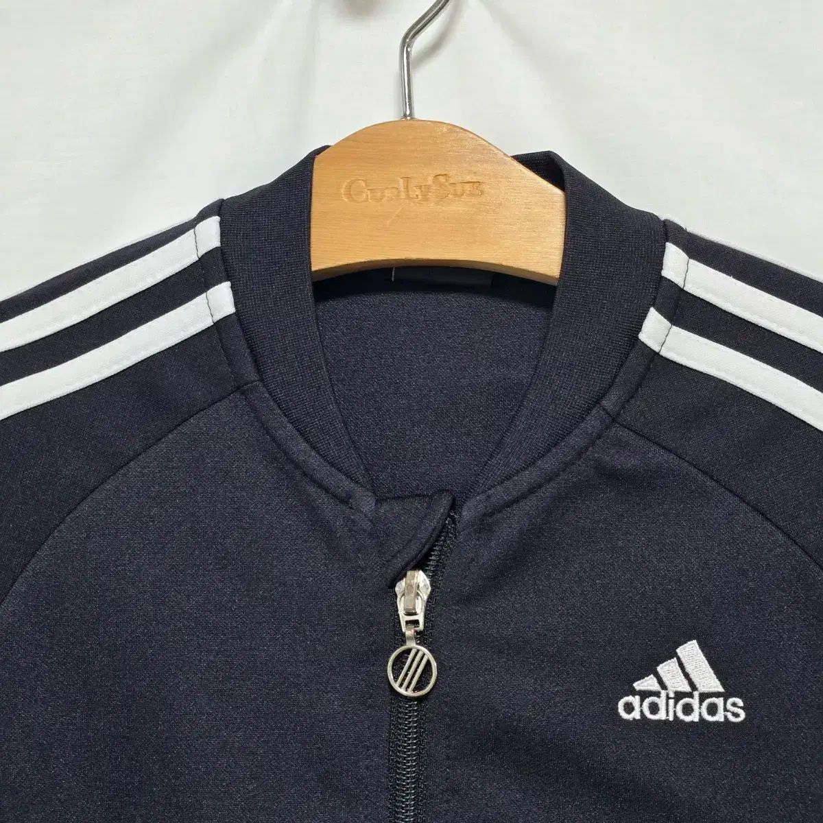 adidas(アディダス) 黒 トラック ジップアップ ジャージ トゥイーン 3