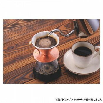 田辺金具 銅のコーヒードリッパー 槌目 小 4086