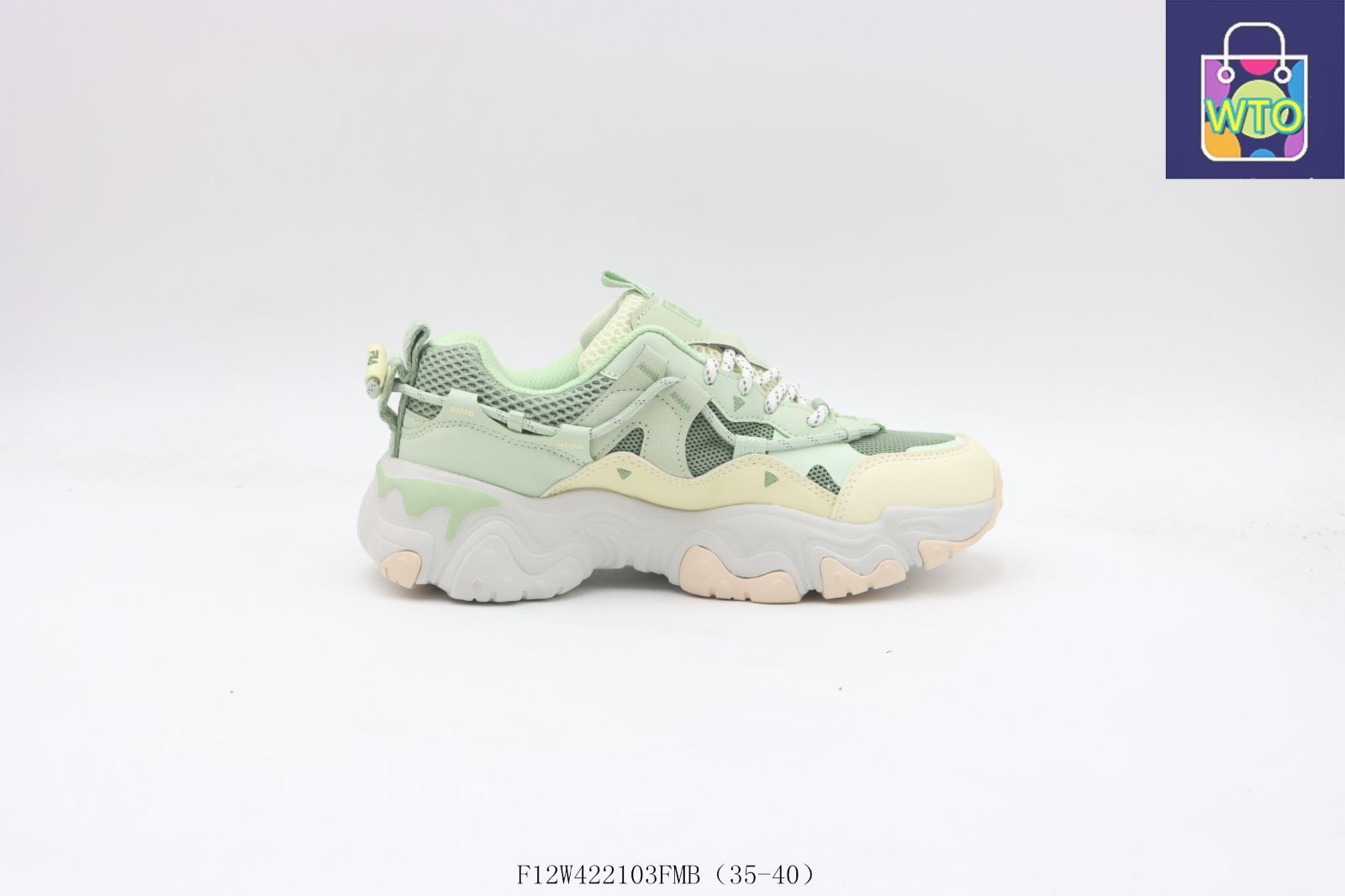 今日 Fila Clunky Sneaker グリーン F12W422103FMB Green -WTO輸入2