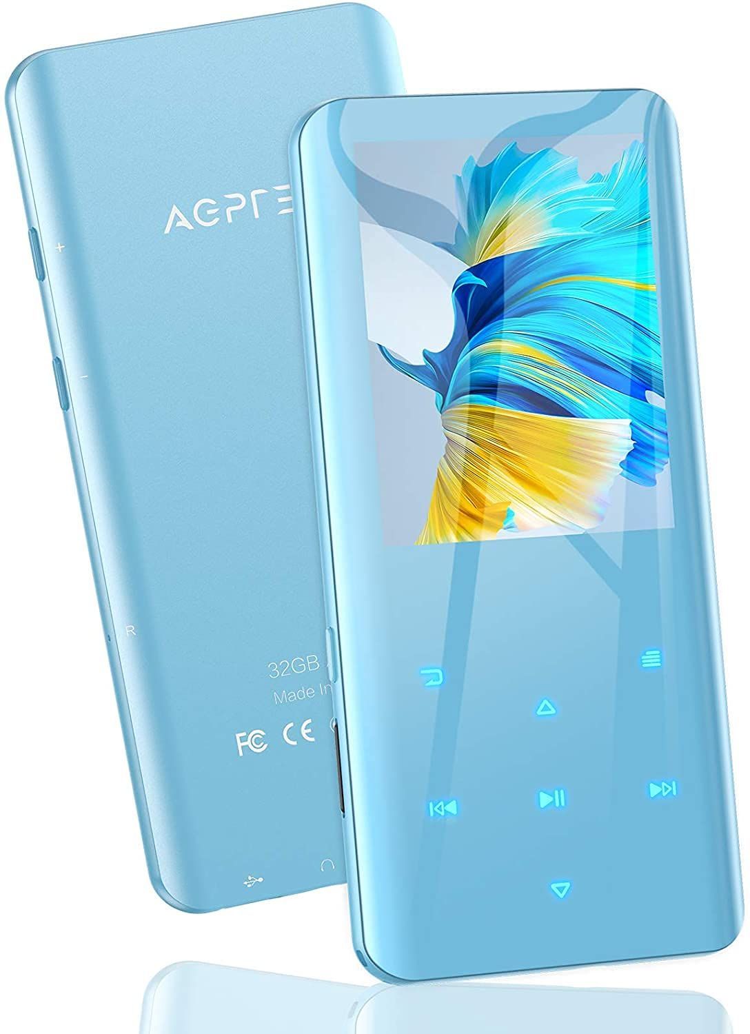 AGPTEK MP3プレーヤー Bluetooth5.2 mp3プレイヤー 3D曲面 32GB AGPTEK MP3プレーヤー Bluetooth5.2 mp3プレイヤー 3D曲面 32GB