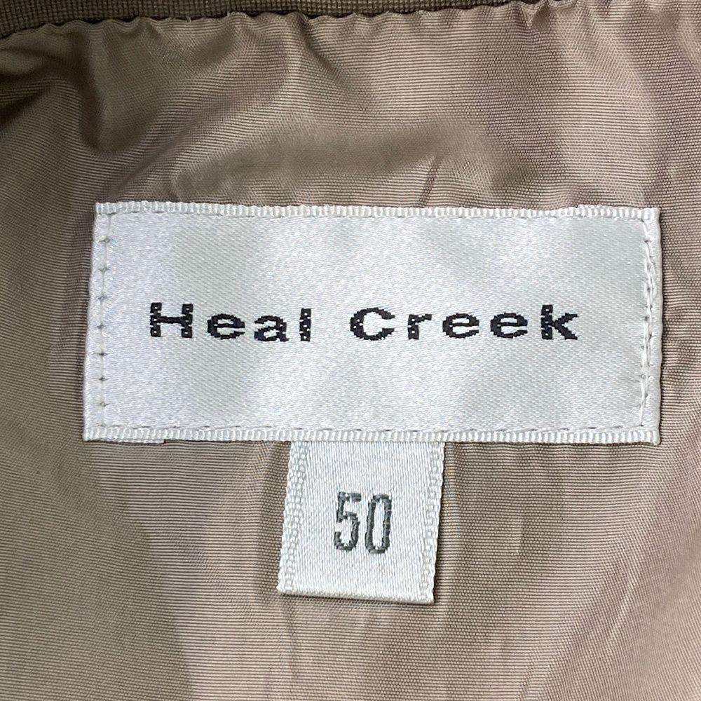 ☆ヒールクリーク　新品ジャケット　サイズ50(L相当)　送料込☆ サイズ：50 HEAL CREEK ヒールクリーク メッシュ裏地付 半袖