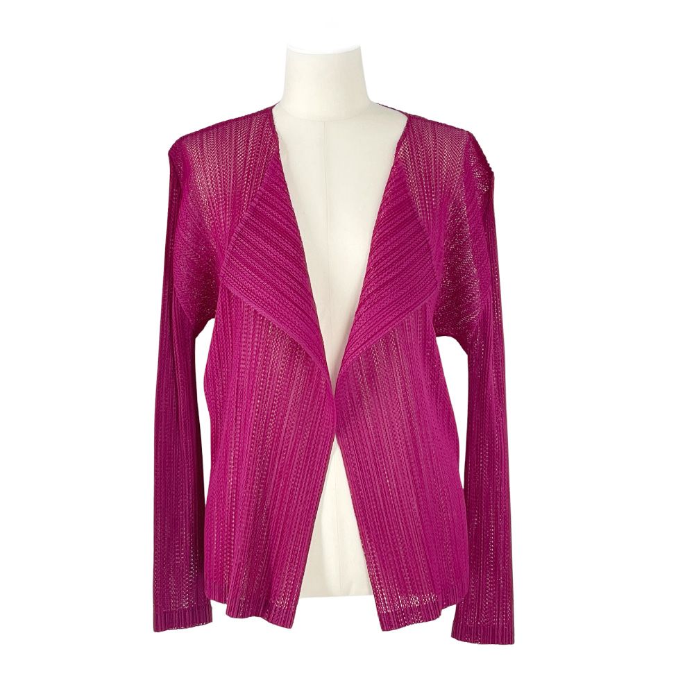 PLEATS PLEASE メッシュカーディガン（PLEATS PLEASE ISSEY