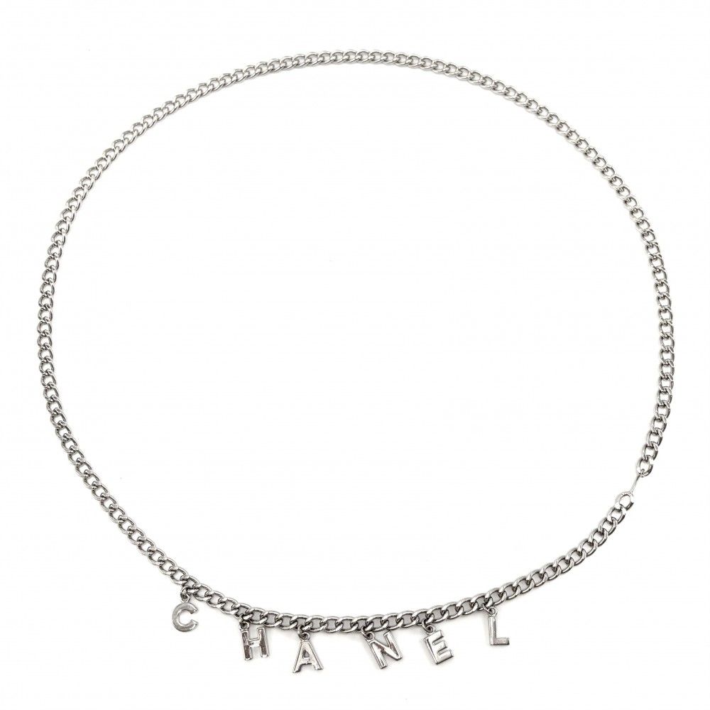 シャネル ベルト レディース ロゴ チェーンベルト ファッションアイテム CHANEL 10V シルバー 2010年 品 USTAUSTRALIA_COM_AU