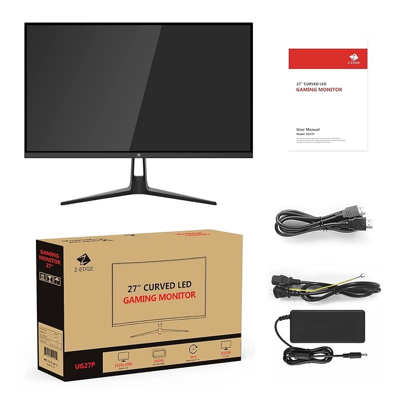 Z Z-Edge 湾曲ゲーミングモニター 240Hz 27インチ 1ms 曲面 16:9