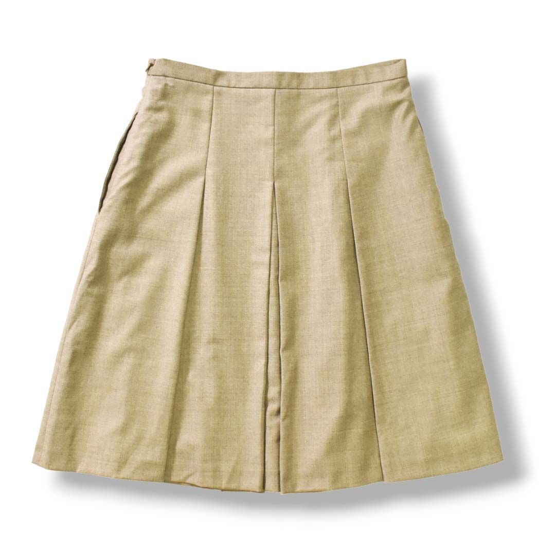 DT MaxMara ★ フランネル製 ミディスカート ARDENNE ベージュ MaxMara(マックスマーラ) スカート ベージュ サイズ 42｜【公式