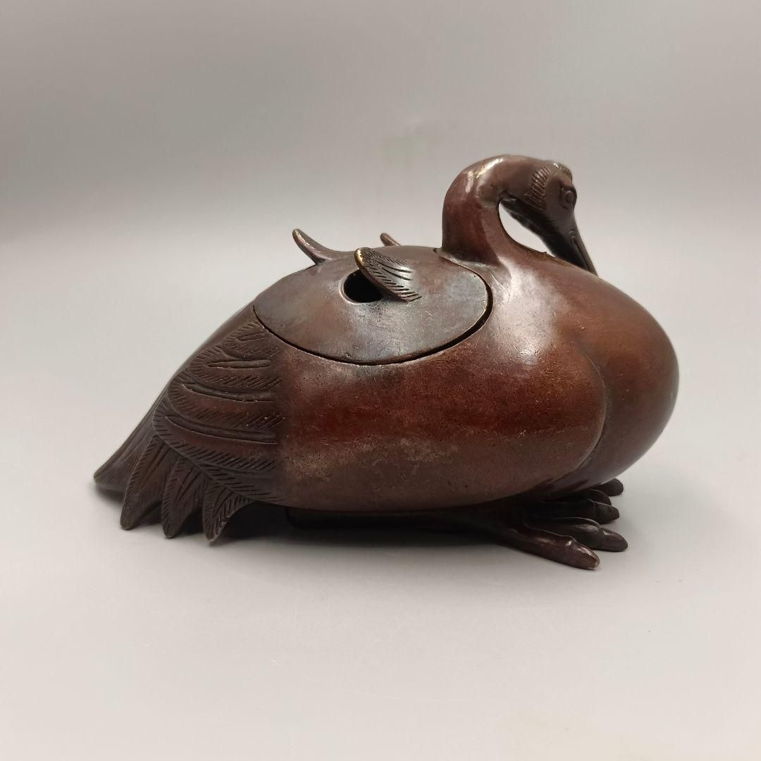 銅製 白鳥銅薫香炉 香炉 装飾品 工芸品 美術品 置物 - メルカリ 銅製 白鳥銅薫香炉 香炉 装飾品 工芸品 美術品 置物 - メルカリ