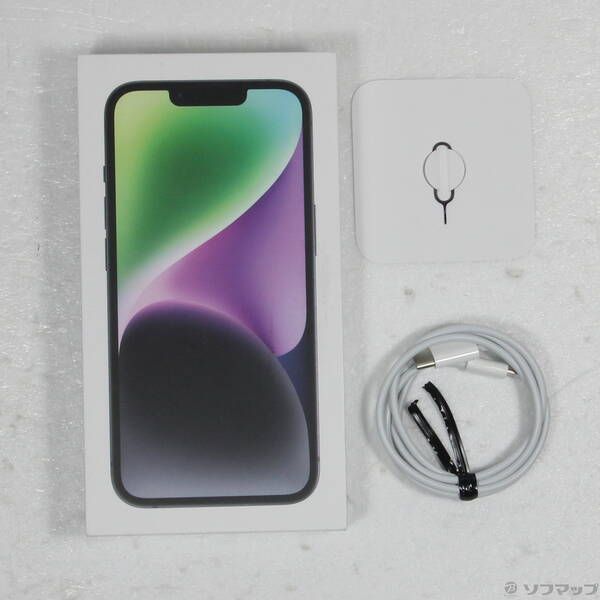 ほぼ新品iPhone 14 128GB・ミッドナイト(SIMフリー) 〔中古品 ほぼ新品iPhone 14 128GB・ミッドナイト(SIMフリー) 〔中古品