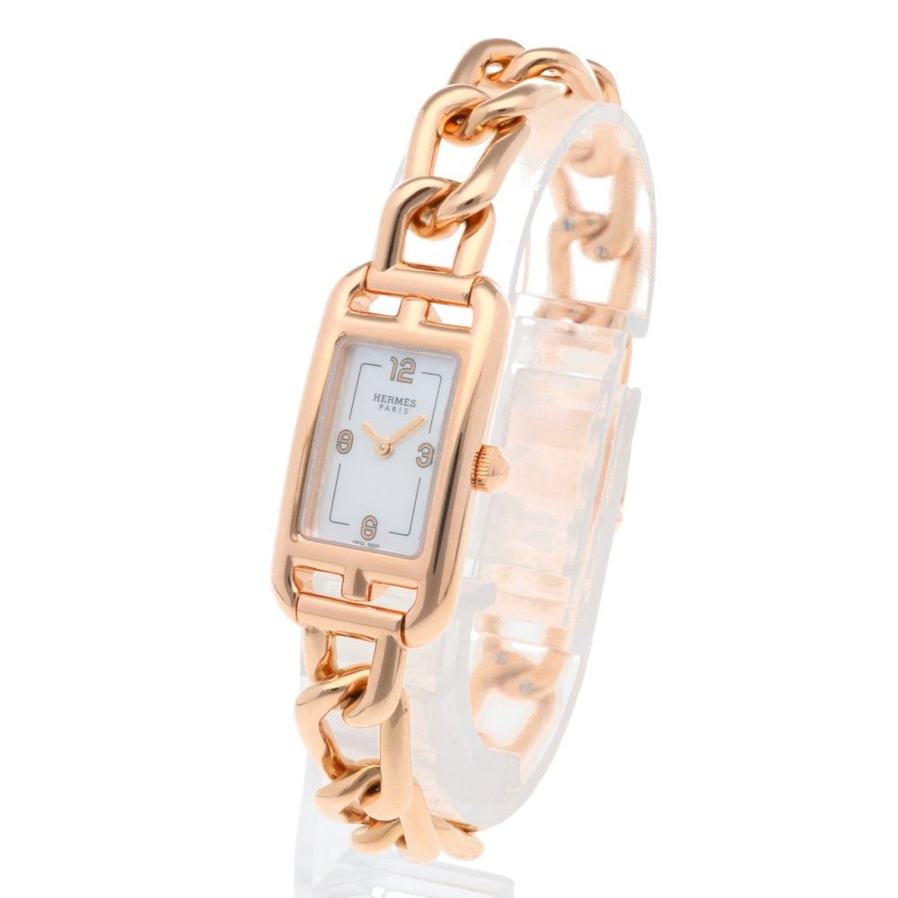 エルメス ナンタケット 腕時計 時計 18金 K18ピンクゴールド NA2.170