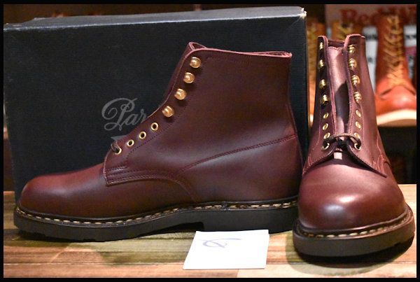 45 箱付 未使用】Paraboot パラブーツ IMBATTABLE/CHASSE インバータブル 745802 LISSE ACAJOU  アカジュー レースアッ ブーツ HOPESMORE【EP175】 - メルカリ