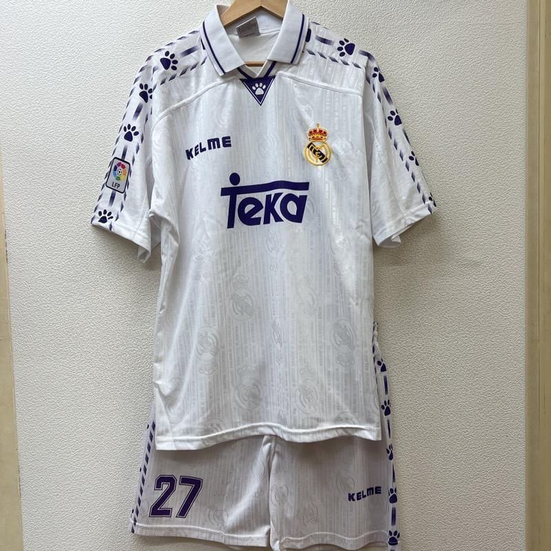 90s KELME ケルメ レアル・マドリード サッカー ユニフォーム L 【公式