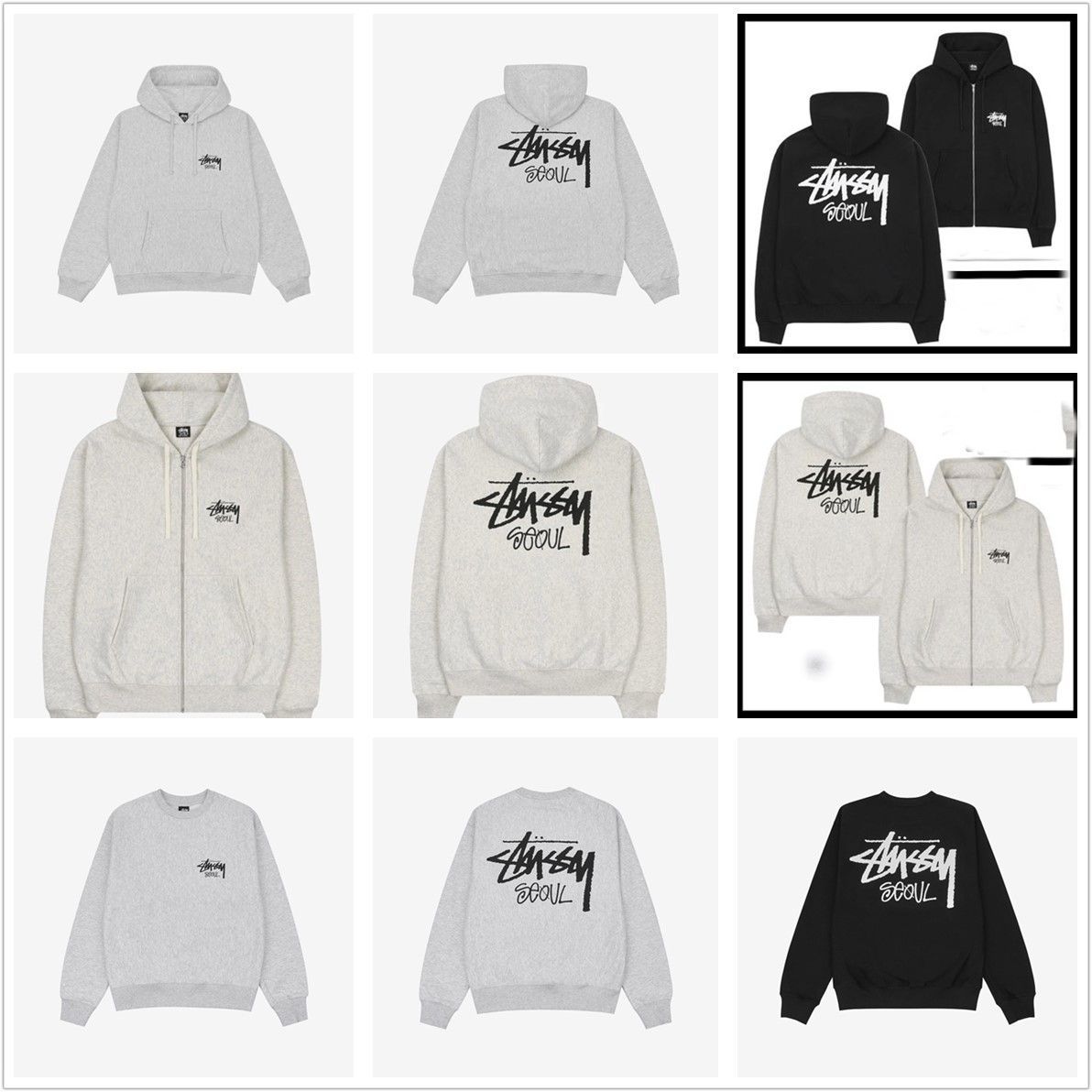 新品未使用*ステューシー STUSSY STOCK SEOUL 3913877 裏起毛 