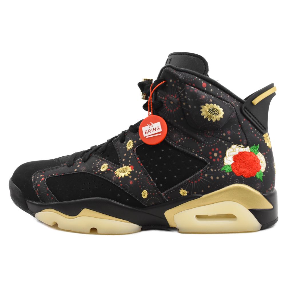 NIKE (ナイキ) AIR JORDAN 6 RETRO CNY Chinese New Year エアジョーダン チャイニーズニューイヤー ハイカットスニーカー ブラック US10/28cm AA2492-021