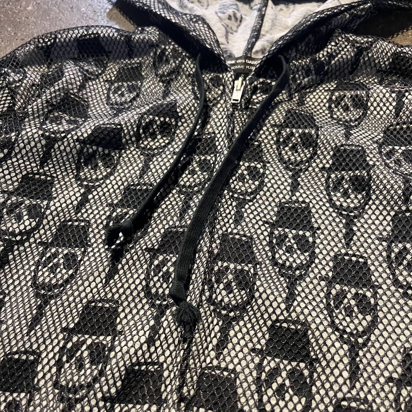 COMME des GARCONS HOMME PLUS 11ss メッシュレイヤードスカル