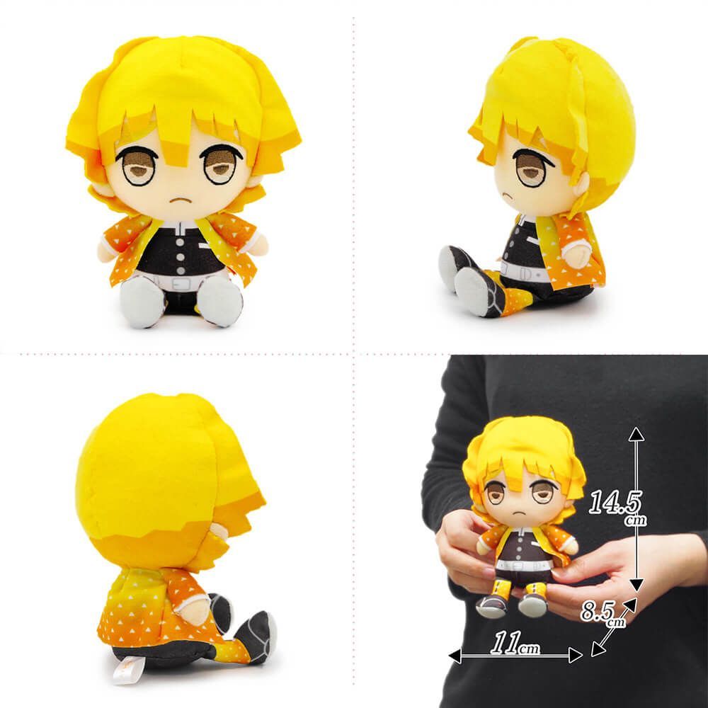 新品】ぬいぐるみ「鬼滅の刃 Chibiぬいぐるみ」炭治郎＆禰豆子＆善逸