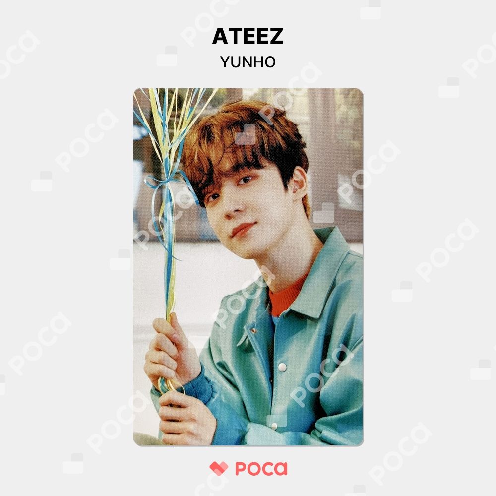 ateez everline エバラ 両面 ユノ トレカ ラキドロ ATEEZ everline 両面トレカ ユノ
