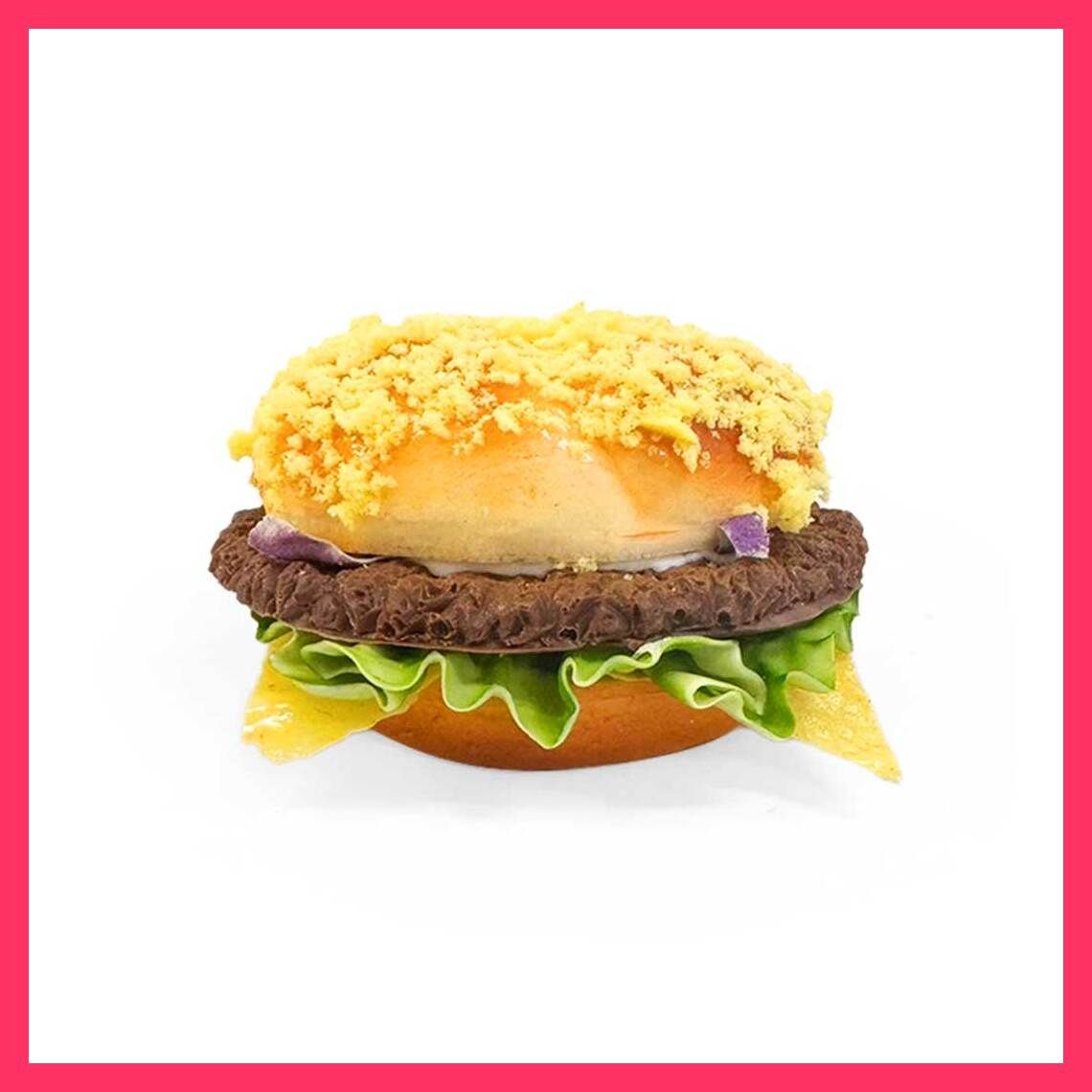 食用サンプルデカ盛りとろ〜りチーズバーガーメガ盛り