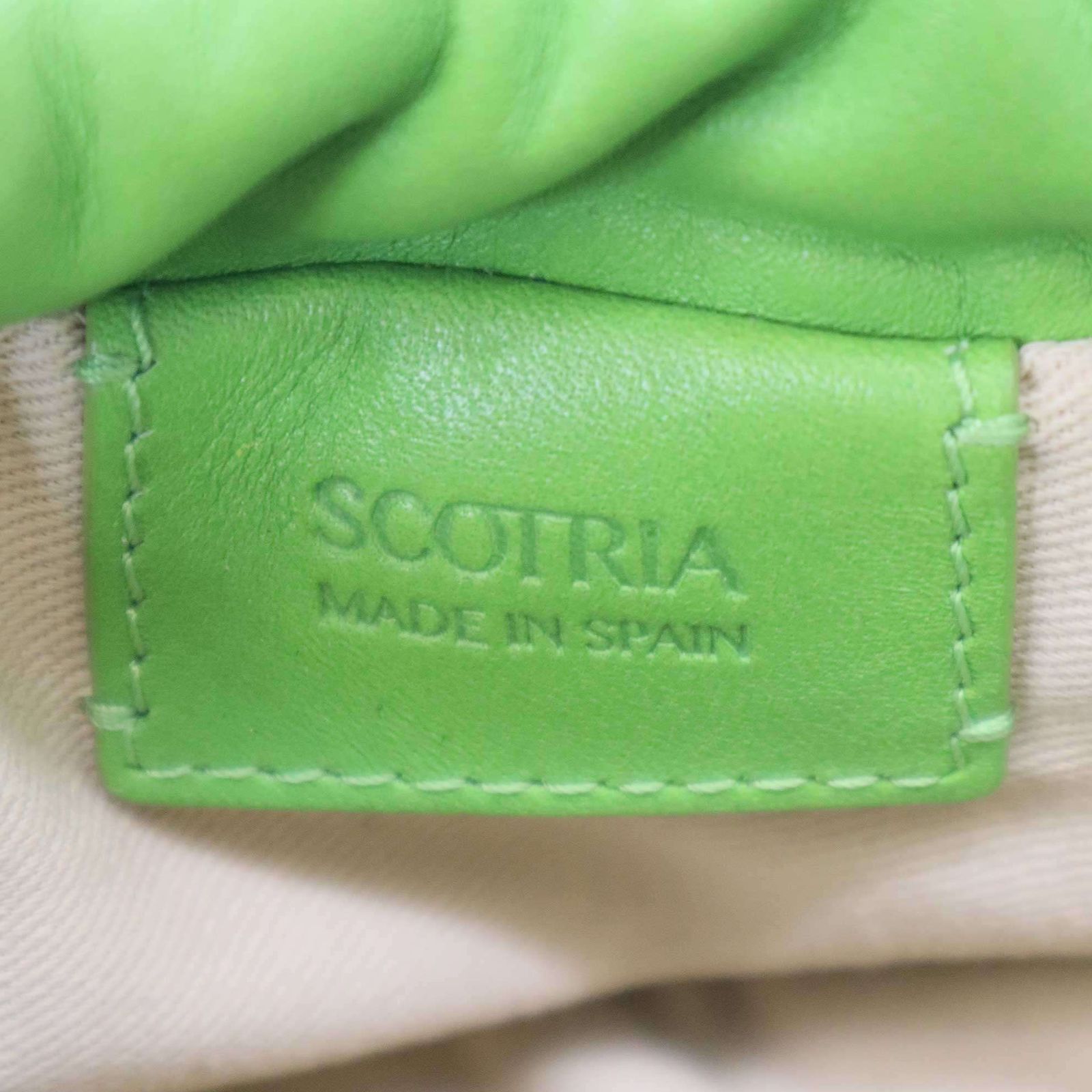 SCOTRIA スコトリア BERG BAG PVCハンドバッグ グリーン - メルカリ