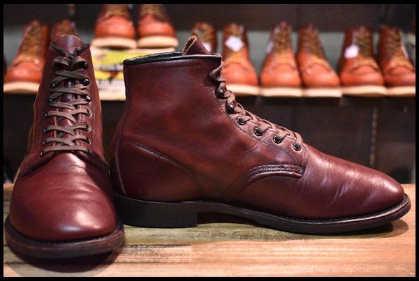 8.5D 良品 17年】レッドウィング 9062 ベックマン ブラックチェリー フェザーストーン フラットボックス ブーツ redwing  HOPESMORE【EP301】 - メルカリ