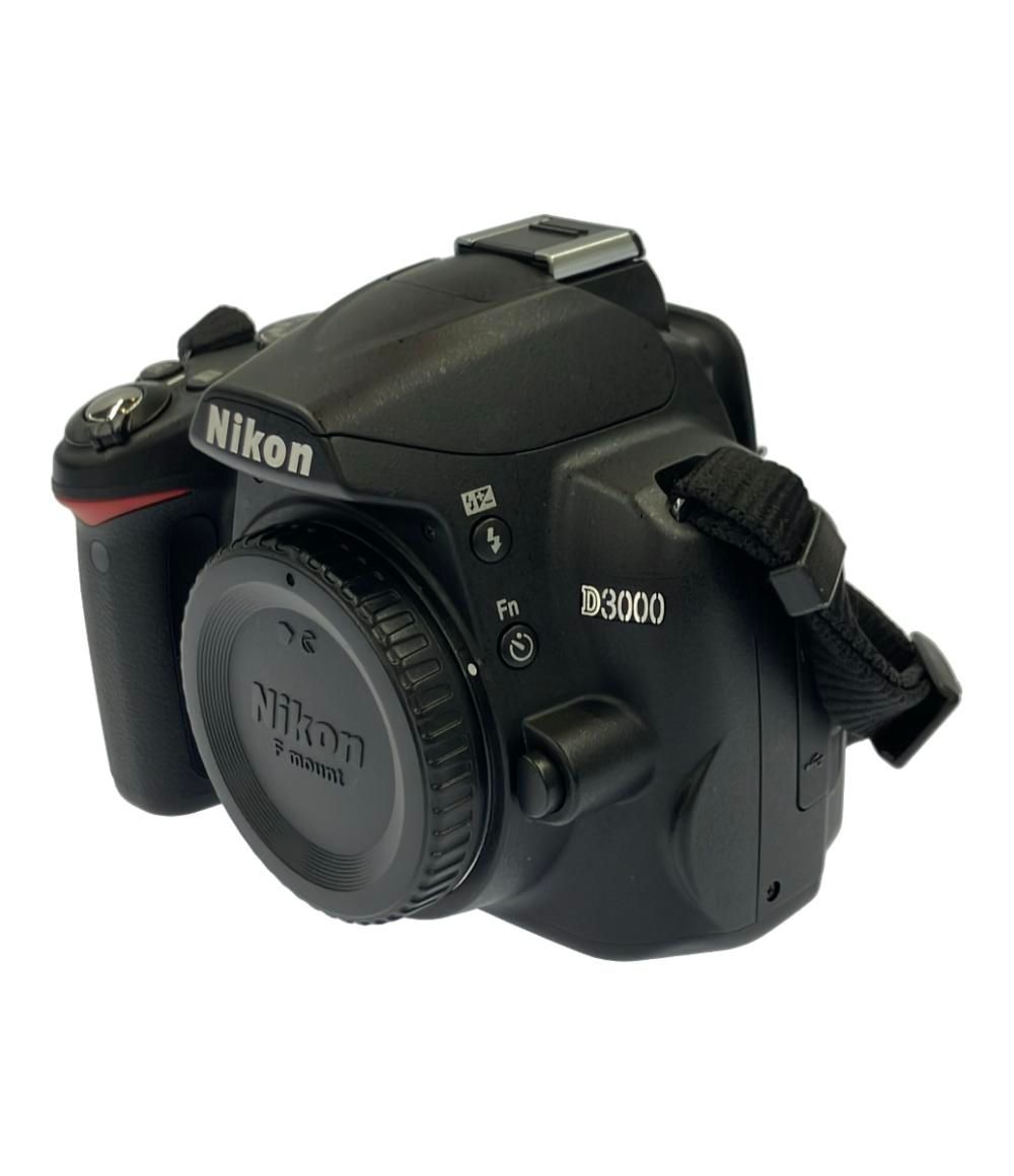 訳あり ニコン デジタル一眼レフカメラ D3000 ダブルズームキット Nikon