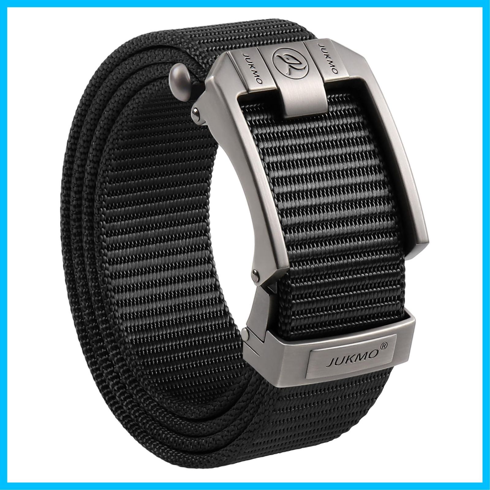 【在庫処分】ゴルフ ベルト メンズ [JUKMO] カジュアル ラチェット式ベルト ナイロンベルト 作業用ベルト