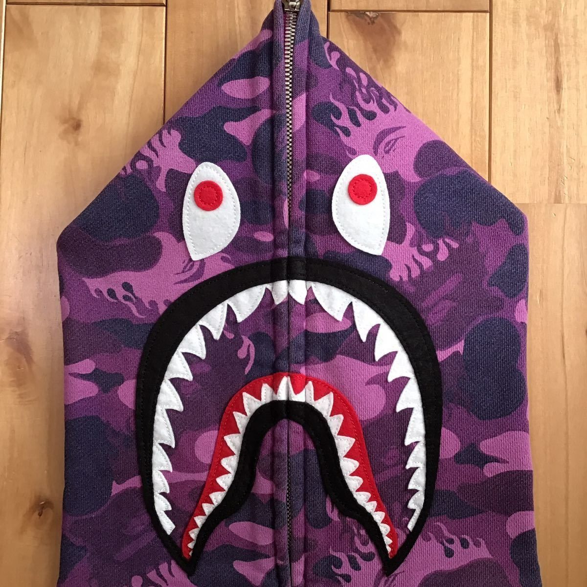 ☆ムック限定☆ Fire camo シャーク パーカー Sサイズ shark full zip 