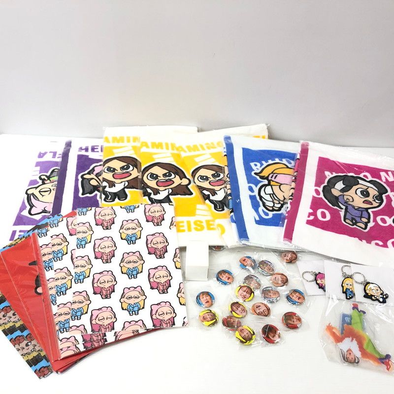 中古品】 平成フラミンゴ 平フラ グッズまとめ タオル ファイル