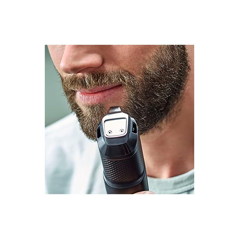 フィリップス ヘアーカッター ヒゲトリマー 5000シリーズ 充電 交流式 最小0.2mm幅 40段階設定丸洗い可 メタリックシルバー/ブラ フィリップス ヘアーカッター ヒゲトリマー 5000シリーズ 充電 交流式