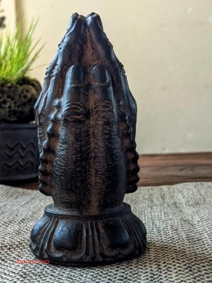 極細工 仏教 美術 仏像 仏首 仏頭 装飾 置物 装飾 収蔵 コレクションsux073