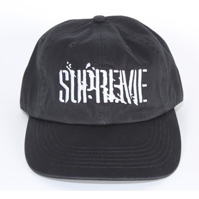 Supreme Splatter 6-Panel キャップ ブラック Supreme シュプリーム スプラッター 6パネル キャップ フリーサイズ