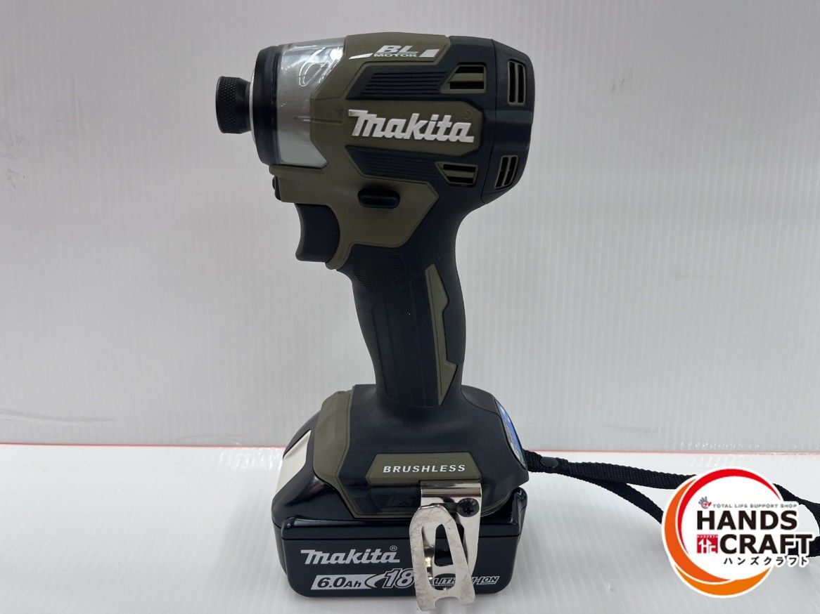 マキタ makita 18V インパクトドライバ TD173DRGXO 18V6.0Ah×2 充電回数どちらも1回 充電器付 品
