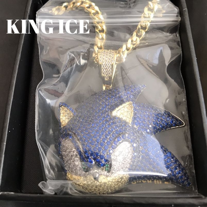 日本未入荷 【 KING ICE 】SONIC HEDGEHOG NECKLACE ブルー - メルカリ