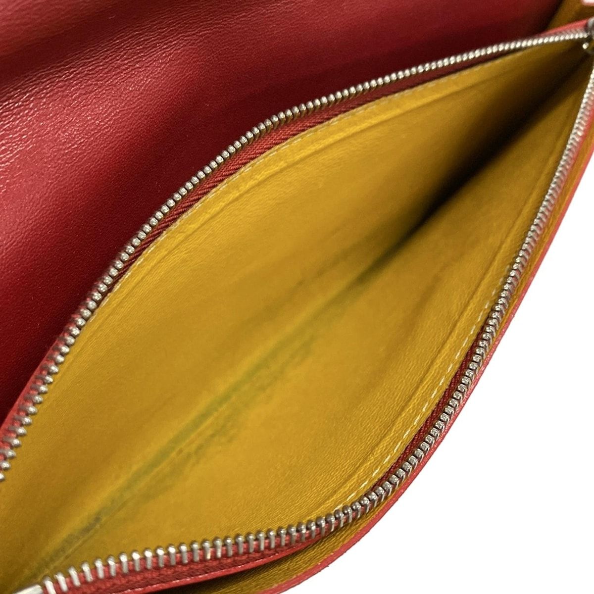 GOYARD(ゴヤール) 長財布 - ボルドー×白×黒 - メルカリ 