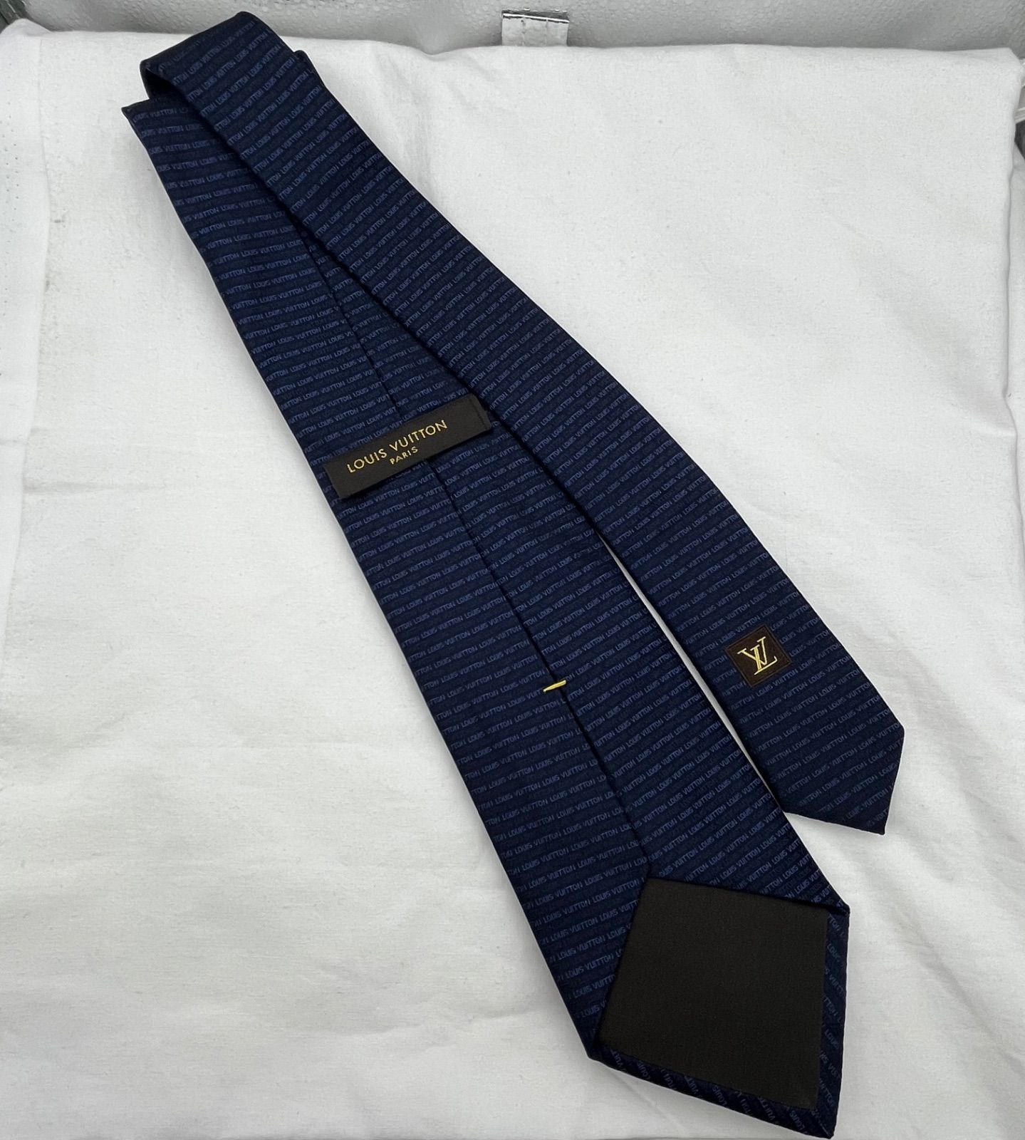 ▽LOUIS VUITTON ルイヴィトン ネクタイ ルイヴィトンロゴ 00810