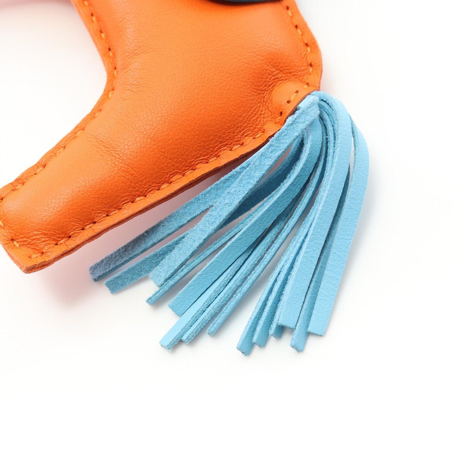 エルメス HERMES チャーム ロデオMM フー ブルーセレステ イズミール  