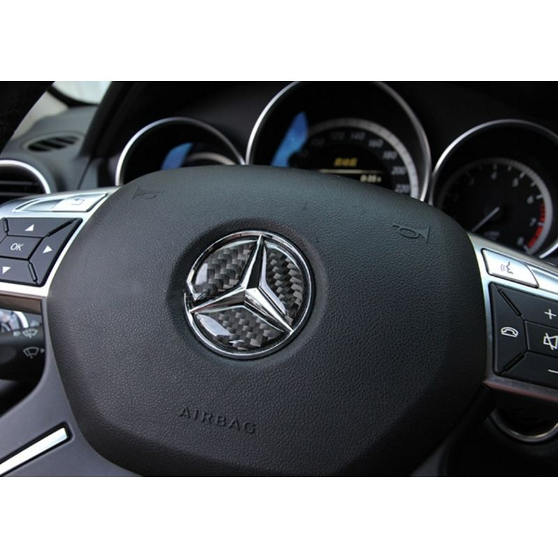 新品 メルセデスベンツステアリングトリムカバー AMG ハンドルエンブレムロゴ 新品 メルセデスベンツ ステアリング トリムカバー AMG ハンドル
