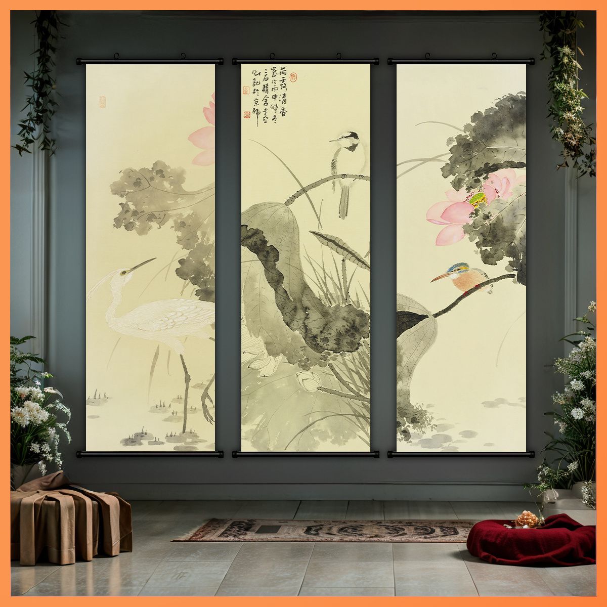 キャンバス プリントアート 富士と桜 インテリア 絵画